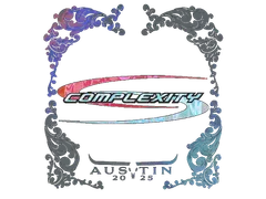 Klistermärke | Complexity Gaming (Holo) | Austin 2025