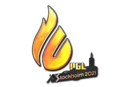 Naklejka | Copenhagen Flames (hologramowa) | Sztokholm 2021