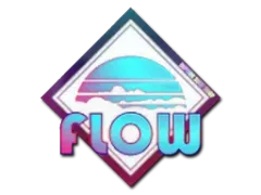 Sticker | Flots : barbe à papa (holo)