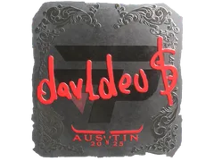 Abțibild | dav1deuS (Foil) | Austin 2025
