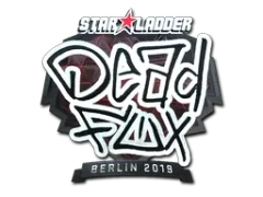 Aufkleber | DeadFox (Glanz) | Berlin 2019
