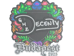 Sticker | decenty (Embroidered) | Budapest 2025