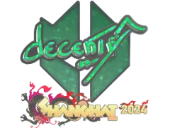 Наклейка | decenty (Glitter) | Shanghai 2024