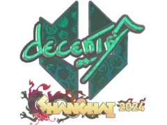 Aufkleber | decenty (Holo) | Shanghai 2024