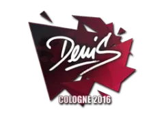 Klistermærke | denis | Cologne 2016