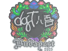 Sticker | dgt (Embroidered) | Budapest 2025