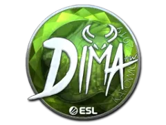 Naklejka | Dima (foliowana) | Katowice 2019