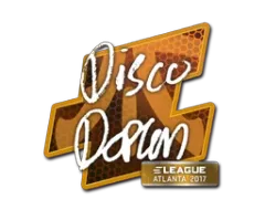 Klistermärke | disco doplan | Atlanta 2017