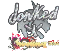 Naklejka | donk (Glitter) | Shanghai 2024