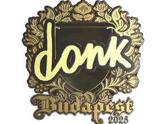 印花 | donk（金色）| 2025年布达佩斯锦标赛