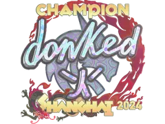 Sticker | donk (Holo, Champion) | Shanghai 2024