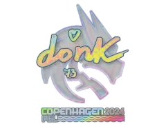Autocolante | donk (Holo) | Copenhaga 2024