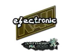 Abțibild | electronic (Sclipitor) | Antwerp 2022