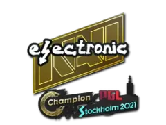 Klistermærke | electroNic | Stockholm 2021