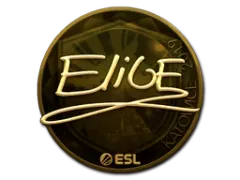 Pegatina | EliGE (dorada) | Katowice 2019