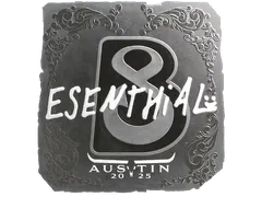 Klistermærke | esenthial (Foil) | Austin 2025