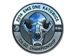 Klistermärke | ESL Skull (Foil) | Katowice 2014
