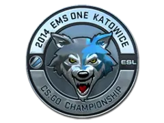 Naklejka | Wilk ESL (foliowana) | Katowice 2014