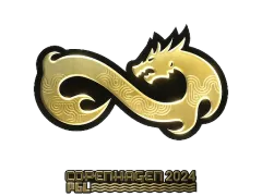 Klistermærke | Eternal Fire (Guld) | Copenhagen 2024