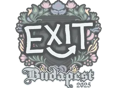 Sticker | exit | Budapest 2025