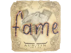Naklejka | fame | Austin 2025