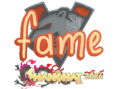 Aufkleber | fame | Shanghai 2024