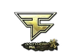 Naklejka | FaZe Clan (złota) | Antwerpia 2022