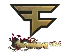 Klistermærke | FaZe Clan (Gold) | Shanghai 2024
