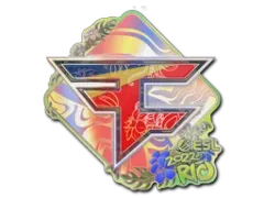 Наклейка | FaZe Clan (голографическая) | Рио-2022