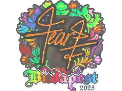 Sticker | fEAR (Holo) | Budapest 2025
