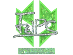 Naklejka | felps (brokatowa) | Kopenhaga 2024