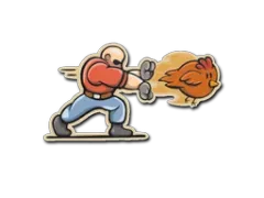 Aufkleber | Kamehamehuhn