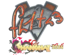 Klistermærke | FL1T (Glitter) | Shanghai 2024