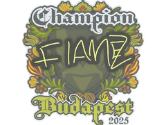 Sticker | FlameZ (Champion) | Budapest 2025