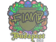 Sticker | FlameZ (Embroidered) | Budapest 2025