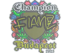 Sticker | FlameZ (Embroidered, Champion) | Budapest 2025