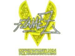 Naklejka | FlameZ (brokatowa) | Kopenhaga 2024