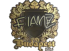 印花 | FlameZ（金色）| 2025年布达佩斯锦标赛