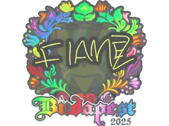 Sticker | FlameZ (Holo) | Budapest 2025