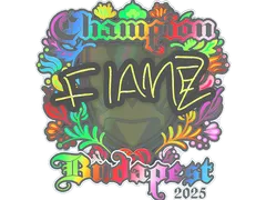 Sticker | FlameZ (Holo, Champion) | Budapest 2025