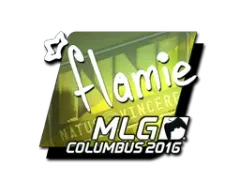Klistermärke | flamie (Foil) | MLG Columbus 2016