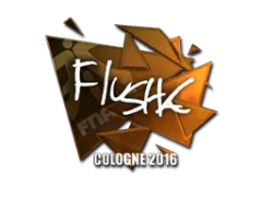 Klistermærke | flusha (Folie) | Cologne 2016
