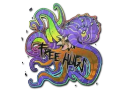 Klistermærke | Free Hugs (Holo)