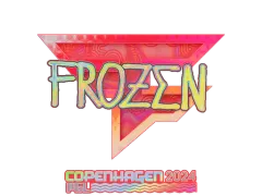 Наклейка | frozen (голографическая) | Копенгаген-2024