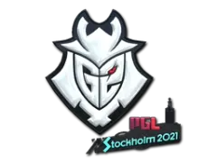 Наклейка | G2 Esports (металлическая) | Стокгольм-2021