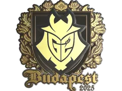 Pegatina | G2 Esports (dorada) | Budapest 2025
