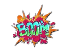 Çıkartma | Go Boom (Parıltılı)