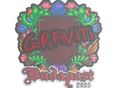 Sticker | Graviti (Embroidered) | Budapest 2025