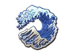 Klistermärke | Great Wave (folie)