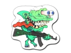 Sticker | Requin d'élite : vert